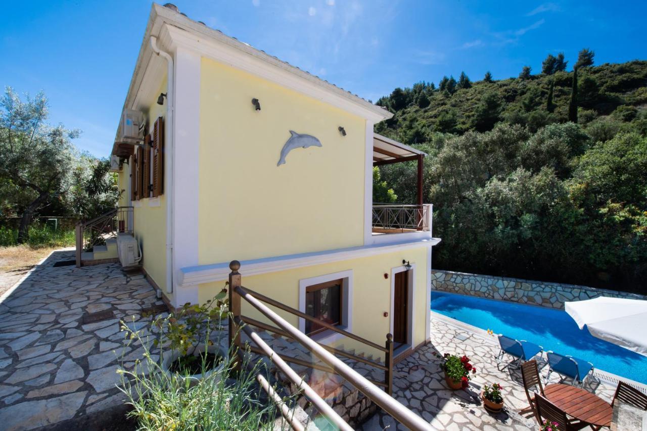 Delphinus Villa Nefeli Áyios Nikítas エクステリア 写真